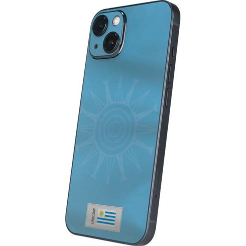 Uruguay Soccer Flag iPhone 15 Plus Skin